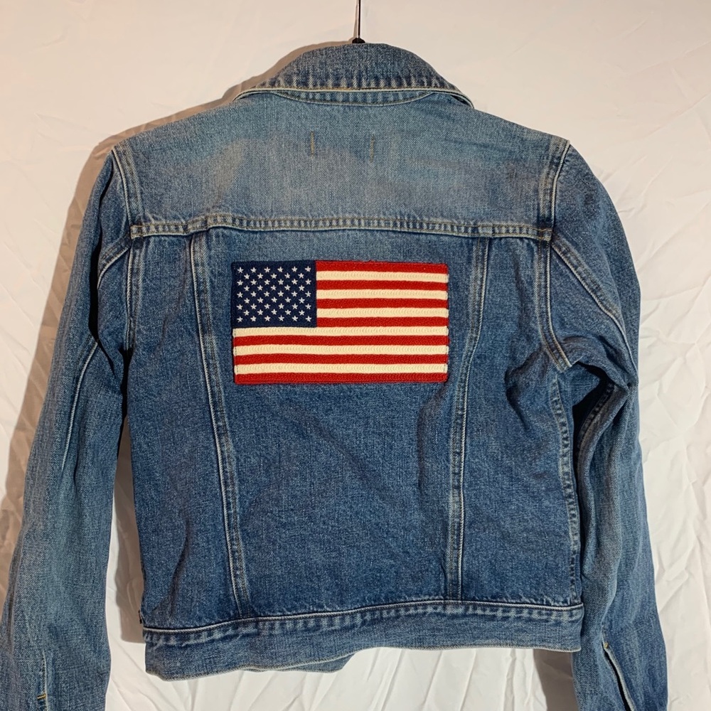 Polo Ralph Lauren American Flag Jean Jacket